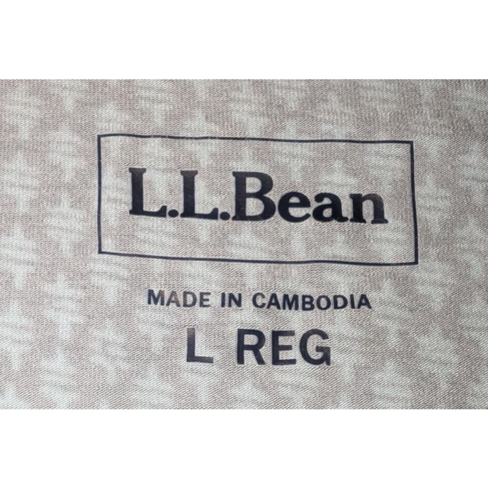 L.L.Bean Sleeveless Faux Wrap Knit Dress Black White Geo Print Size Large - Picture 4 of 5